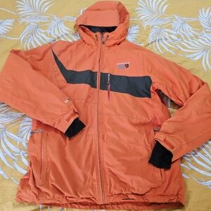 Mountain Hardwear Orange Black Ski Snow Winter Jacket Coat